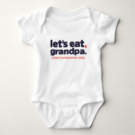 Interpunktion rettet Leben Baby Strampler