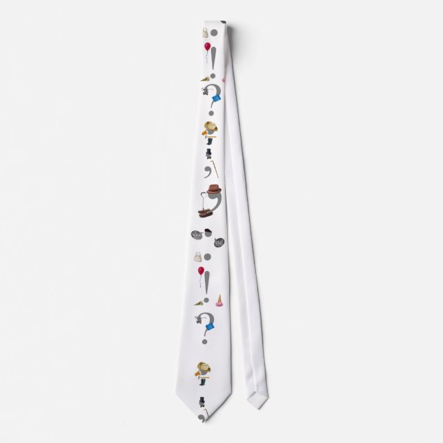 Interpunktions-Krawatte Krawatte (Vorderseite)