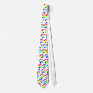 Interrassische Liebe Rainbow Hearts Krawatte