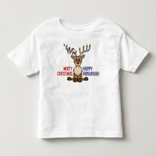 Interreligiöser Hanukkah/WeihnachtsKleinkind T - S Kleinkind T-shirt