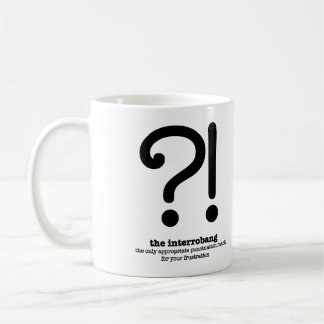 Interrobang Grammatik-Tassen-lustige englische Kaffeetasse