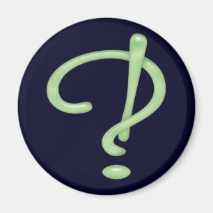 Interrobang! Grünglas Magnet