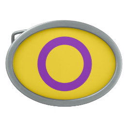 Intersex Flag Gürtelschnalle