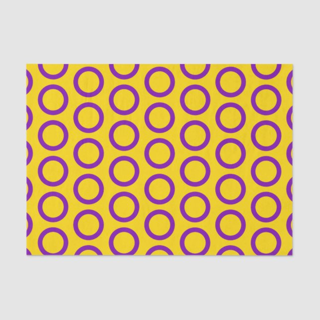 Intersex Flag Tissue Paper Seidenpapier (Vorderseite)