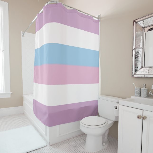 Intersex-Flagge Duschvorhang (Beispiel)