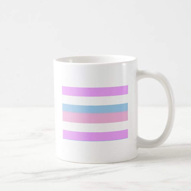 INTERSEX FLAGGEN-VORLAGE KAFFEETASSE (Rechts)