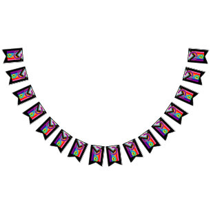 Intersex Neurodivergent Progressive Pride Flag Wimpelkette