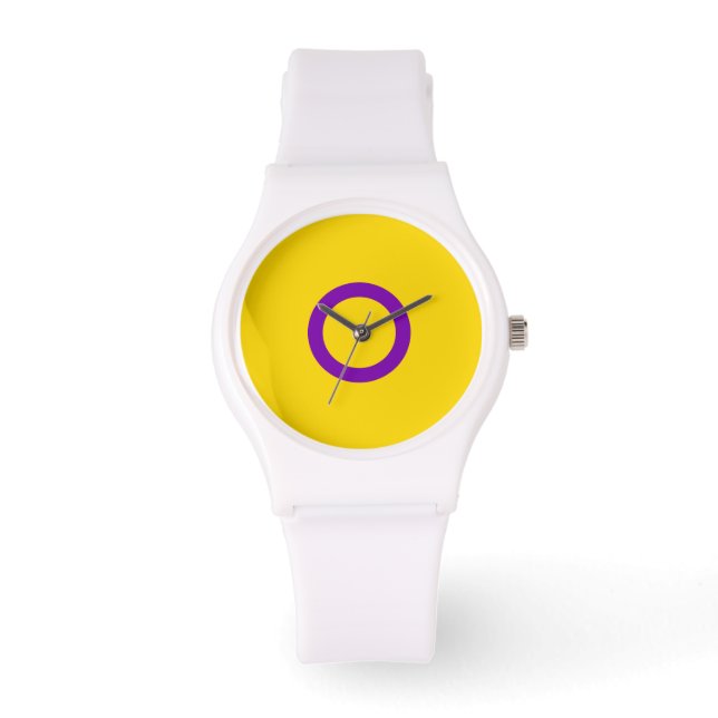 INTERSEX PRIDE ARMBANDUHR (Vorderseite)