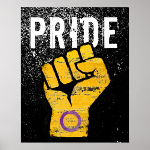 Intersex Pride Fist Poster