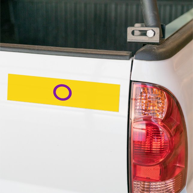Intersex Pride Flag Autoaufkleber (Auf Lkw)
