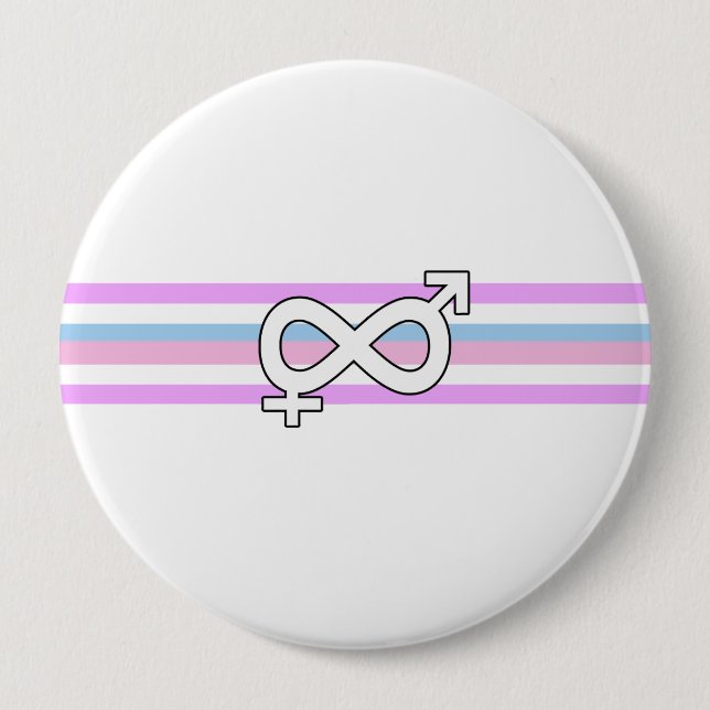 Intersex Pride Flag Button (Vorderseite)