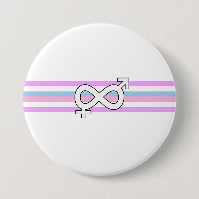 Intersex Pride Flag Button (Vorderseite)