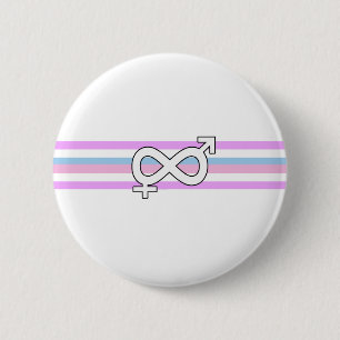 Intersex Pride Flag Button