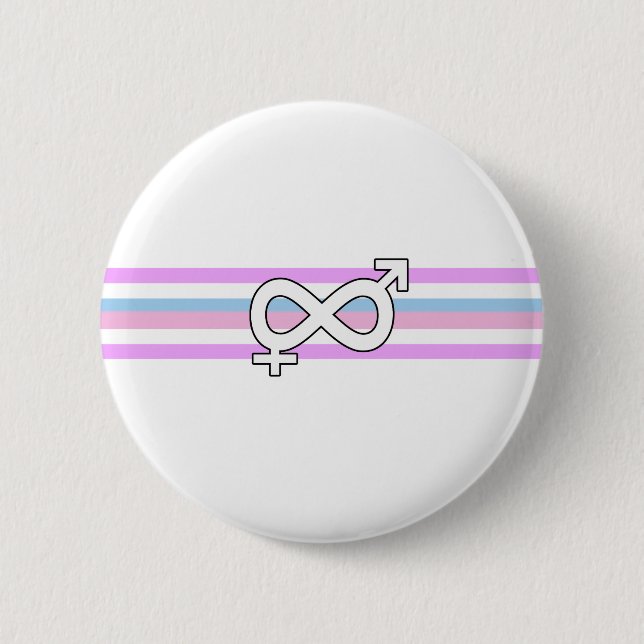 Intersex Pride Flag Button (Vorderseite)