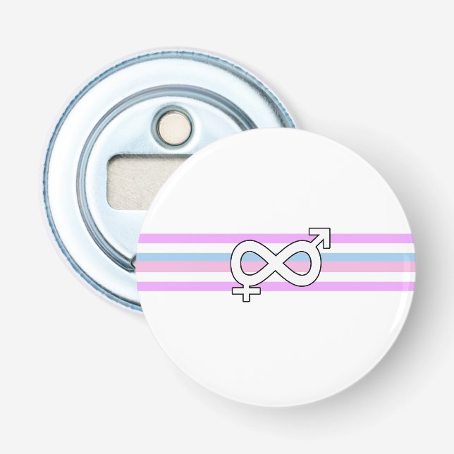 Intersex Pride Flag Flaschenöffner (Vorderseite)