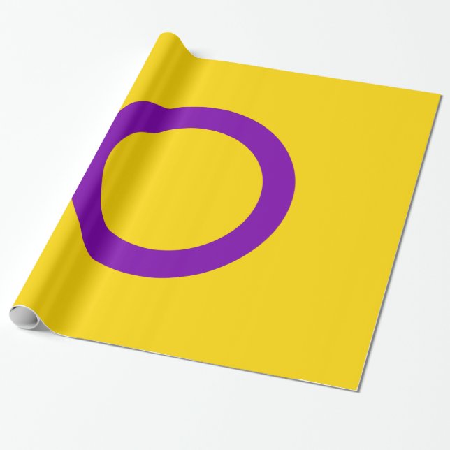 Intersex Pride Flag Geschenkpapier (Ungerollt)