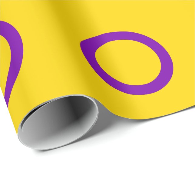 Intersex Pride Flag Geschenkpapier (Rolleneckpunkt)