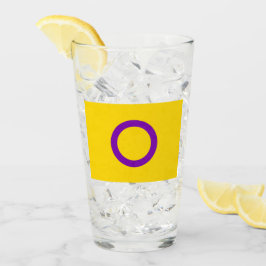 Intersex Pride Flag Glas