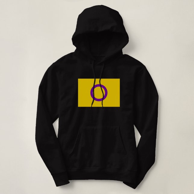 Intersex Pride Flag Hoodie (Design vorne)