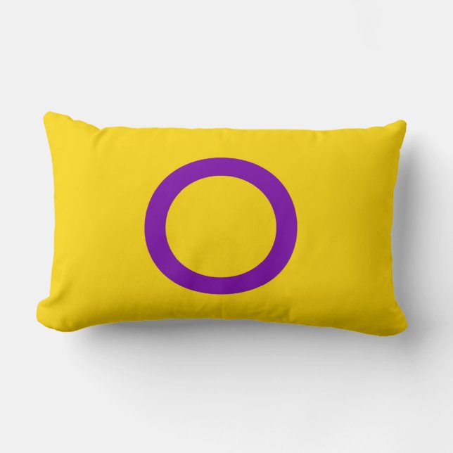 Intersex Pride Flag Lendenkissen (Vorderseite)