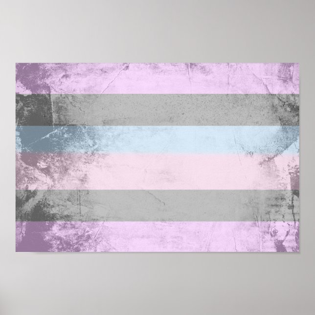 Intersex Pride Flag Poster (Vorne)
