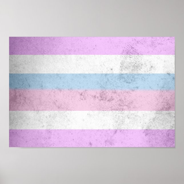 Intersex Pride Flag Poster (Vorne)