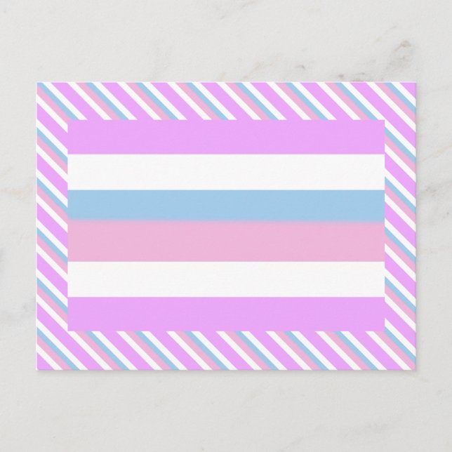 Intersex Pride Flag Postkarte (Vorderseite)