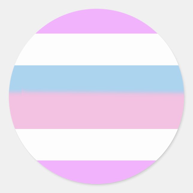 Intersex Pride Flag Runder Aufkleber (Vorderseite)