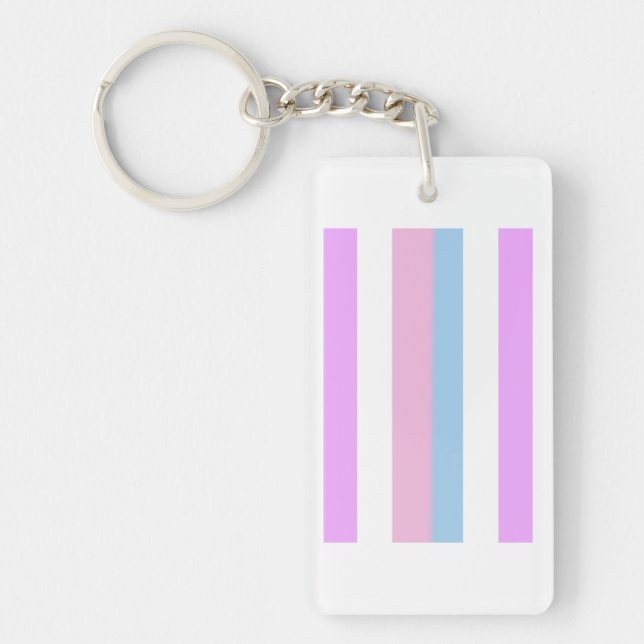 Intersex Pride Flag Schlüsselanhänger (Vorderseite)