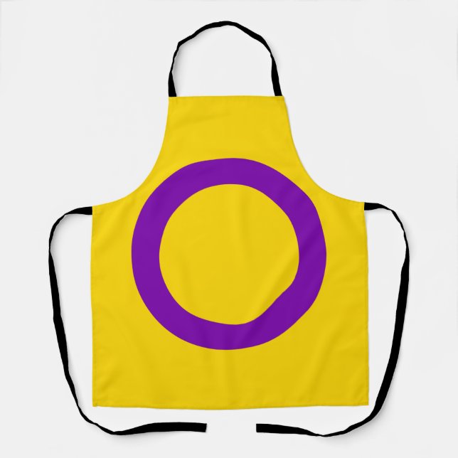 Intersex Pride Flag Schürze (Vorderseite)