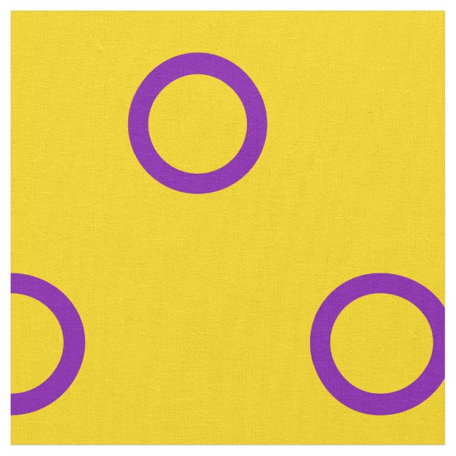 Intersex Pride Flag Stoff (Nahaufnahme)