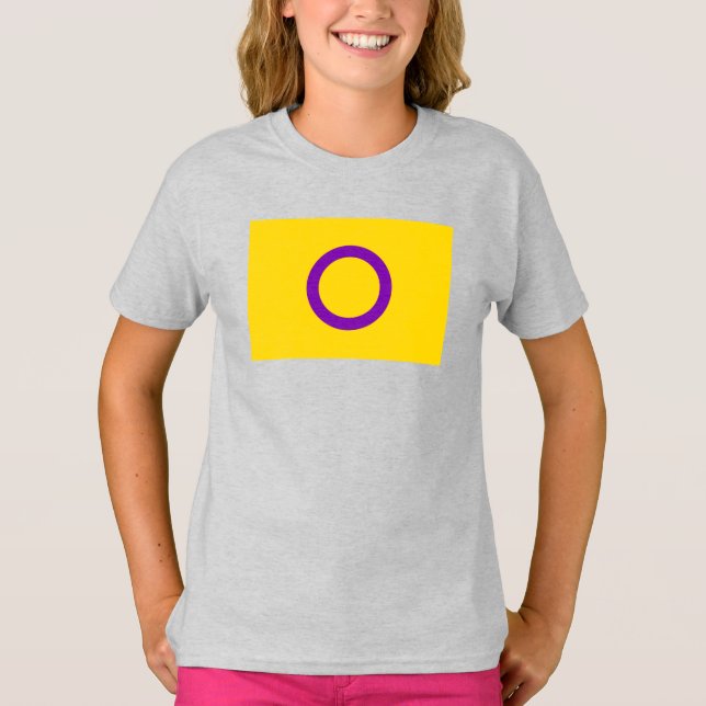 Intersex Pride Flag T-Shirt (Vorderseite)