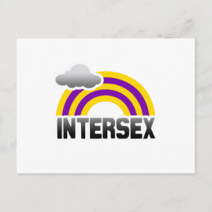 INTERSEX REGENBOGEN POSTKARTE