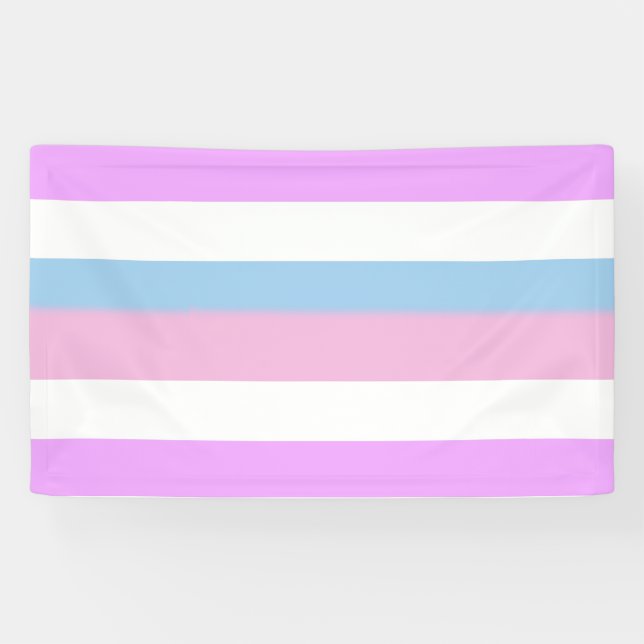 Intersex Stolz-Flagge Banner (Horizontal)