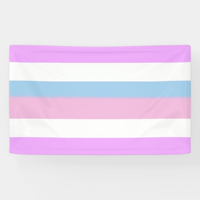 Intersex Stolz-Flagge Banner (Horizontal)