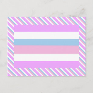 Intersex-Stolz-Flagge Postkarte