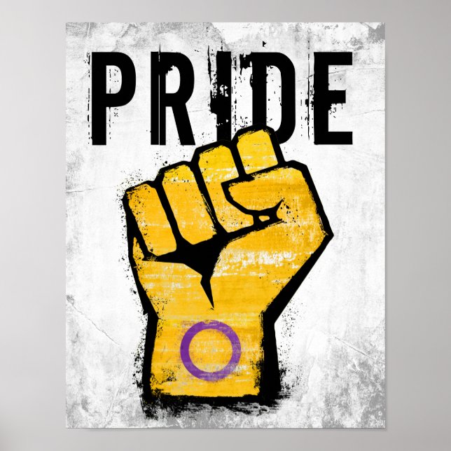 Intersex-Stolzfaust Poster (Vorne)