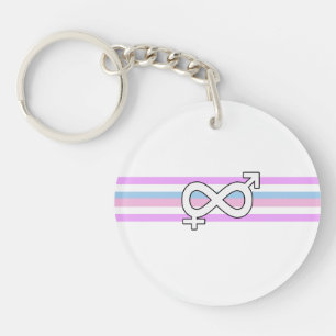 Intersex-Stolzflagge Schlüsselanhänger