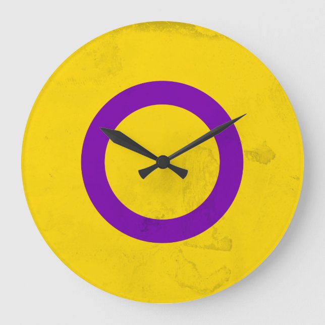 intersexuell große wanduhr (Vorderseite)