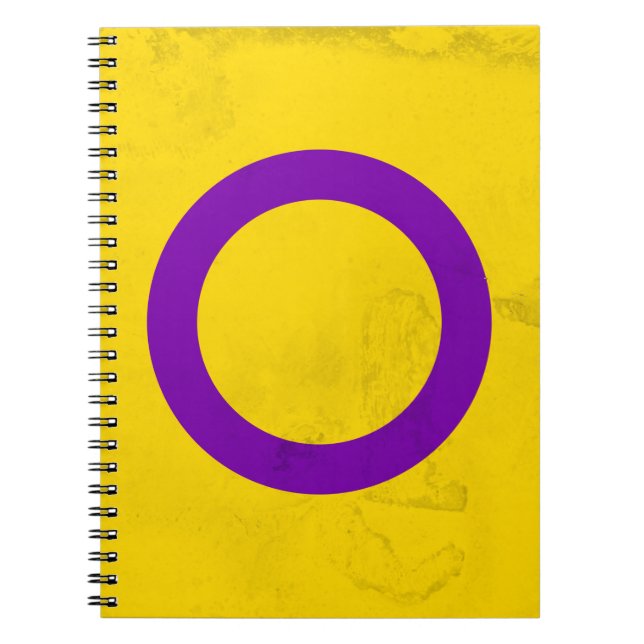 intersexuell notizblock (Vorderseite)