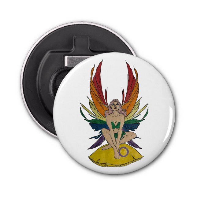 Intersexuelle Fee Flaschenöffner (Vorderseite)