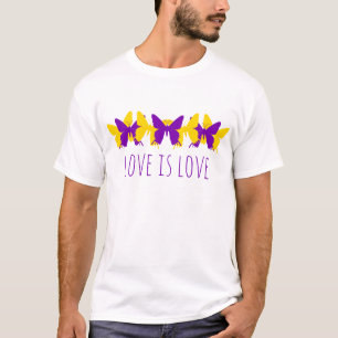 Intersexuelle Liebe ist Liebe Butterfisch LGBTQ T-Shirt