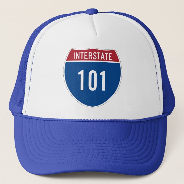 Interstate 101 Hat Truckerkappe (Vorderseite)