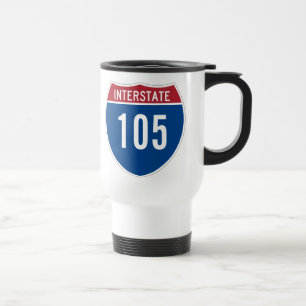 Interstate 105 reisebecher