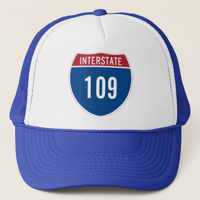 Interstate 109 Hat Truckerkappe (Vorderseite)