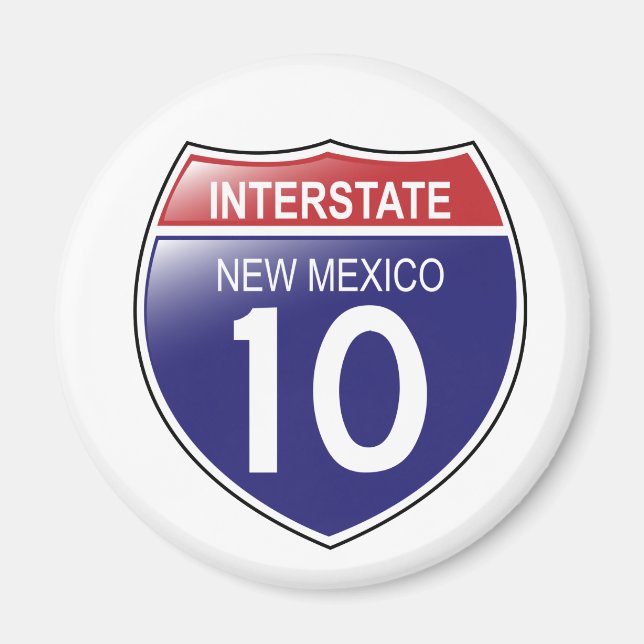 Interstate 10 New Mexico Magnet (Vorne)