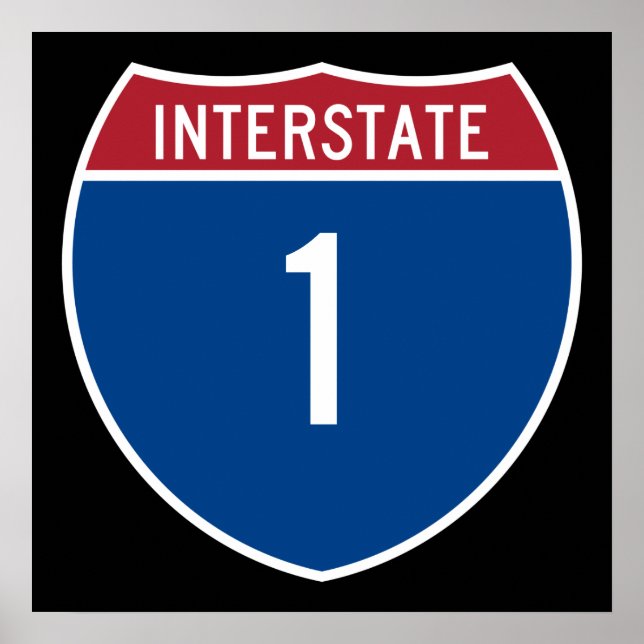 Interstate 1 poster (Vorne)