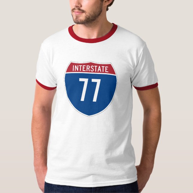 Interstate 77 T - Shirt (Vorderseite)