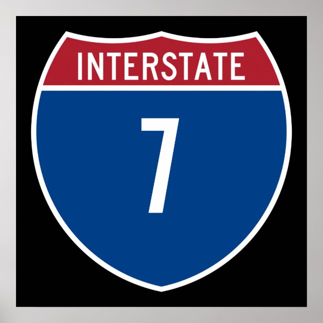 Interstate 7 poster (Vorne)