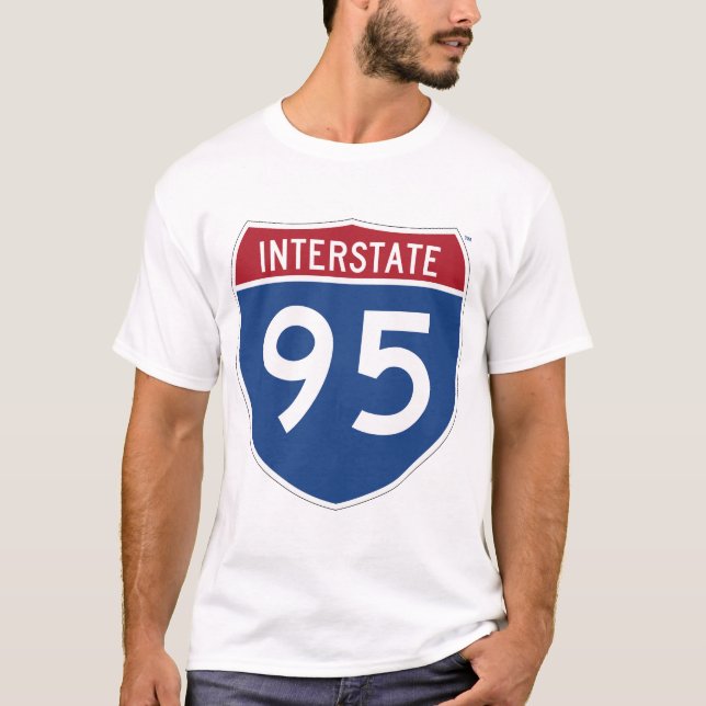 Interstate 95 Highway Shield Shirt (Vorderseite)